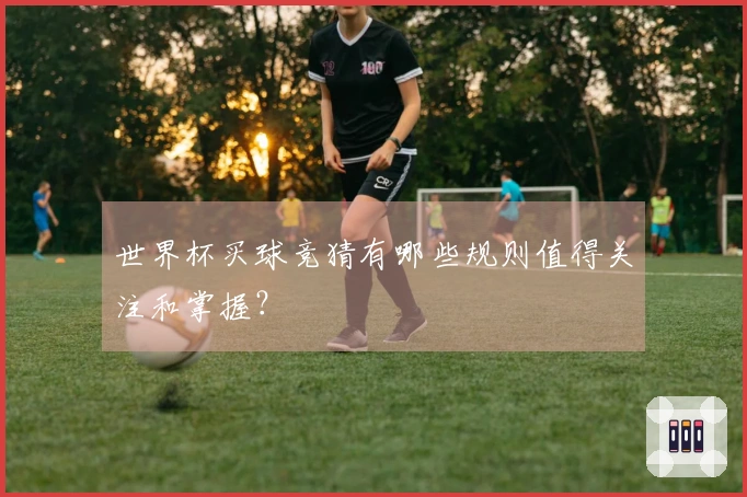 世界杯买球竞猜有哪些规则值得关注和掌握？